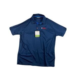 Sunice PGA Tour Championship Golf Polo Shirt Men's XL Navy Blue New with Tags